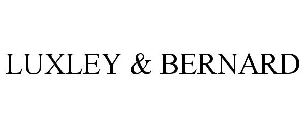  LUXLEY &amp; BERNARD