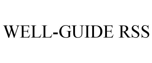 Trademark Logo WELL-GUIDE RSS