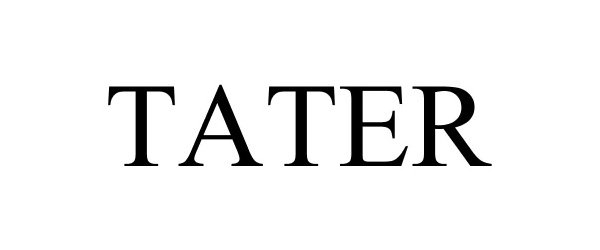 Trademark Logo TATER