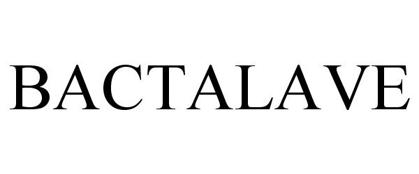 Trademark Logo BACTALAVE