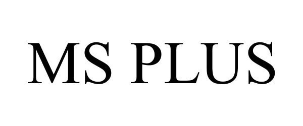 Trademark Logo MS PLUS