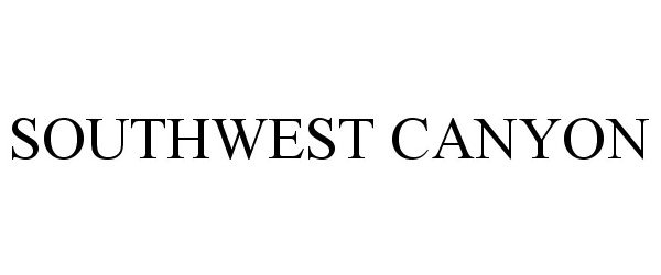 Trademark Logo SOUTHWEST CANYON