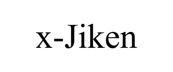 Trademark Logo X-JIKEN
