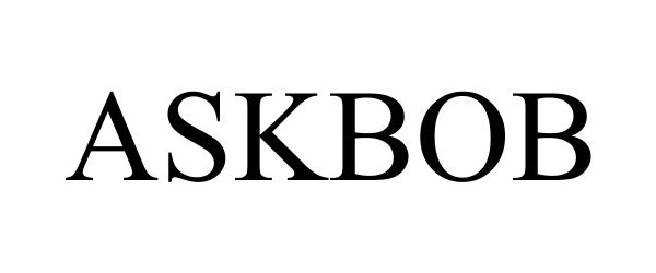 Trademark Logo ASKBOB