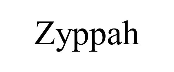 Trademark Logo ZYPPAH