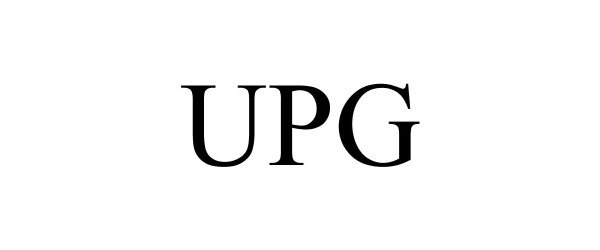 Trademark Logo UPG