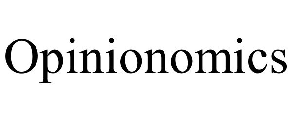 Trademark Logo OPINIONOMICS
