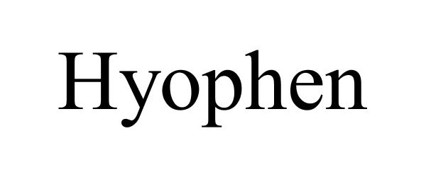 Trademark Logo HYOPHEN