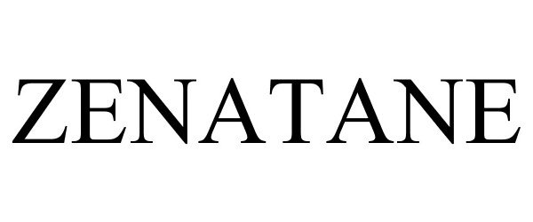 Trademark Logo ZENATANE