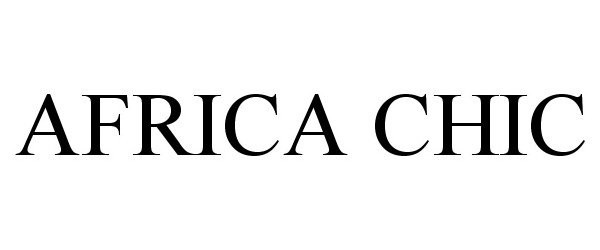  AFRICA CHIC