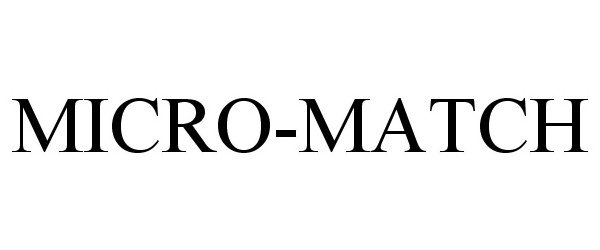 Trademark Logo MICRO-MATCH