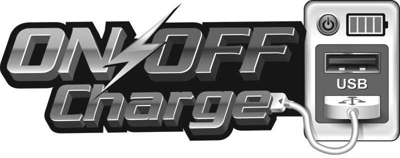 Trademark Logo ON OFF CHARGE USB