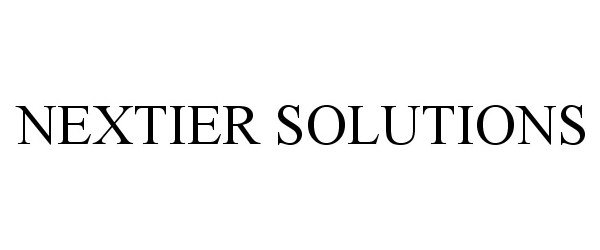 Trademark Logo NEXTIER SOLUTIONS