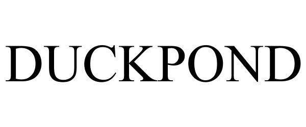 Trademark Logo DUCKPOND