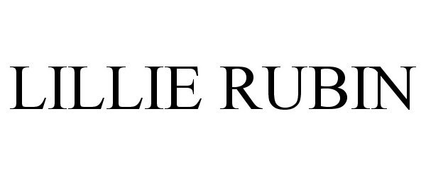 LILLIE RUBIN