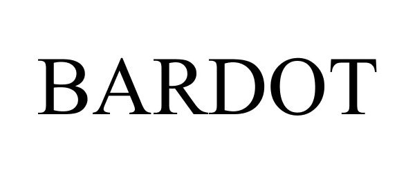 Trademark Logo BARDOT