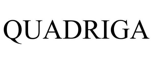 Trademark Logo QUADRIGA