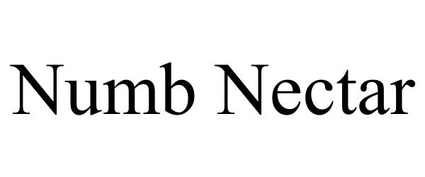 Trademark Logo NUMB NECTAR