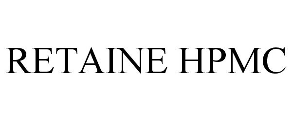 Trademark Logo RETAINE HPMC