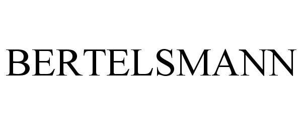 Trademark Logo BERTELSMANN