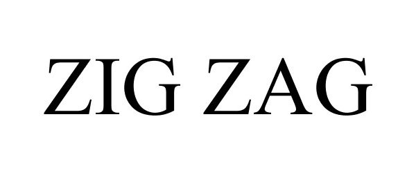 Trademark Logo ZIG ZAG