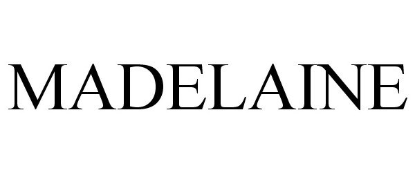 Trademark Logo MADELAINE