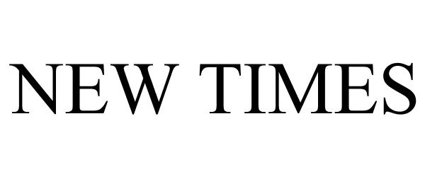 Trademark Logo NEW TIMES