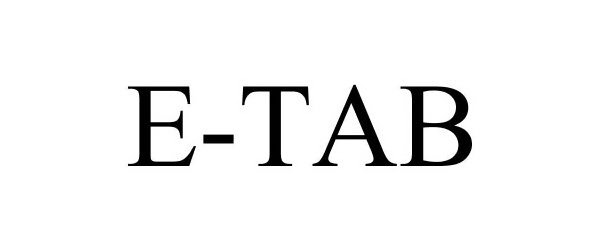 Trademark Logo E-TAB