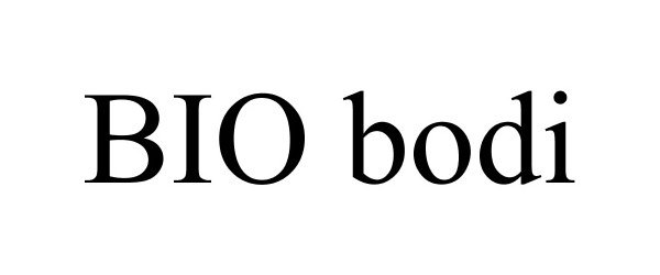 Trademark Logo BIO BODI