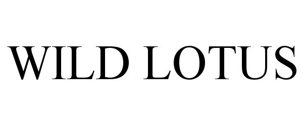 Trademark Logo WILD LOTUS