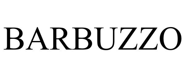 Trademark Logo BARBUZZO