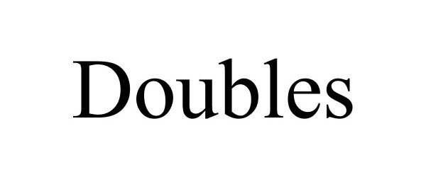 Trademark Logo DOUBLES