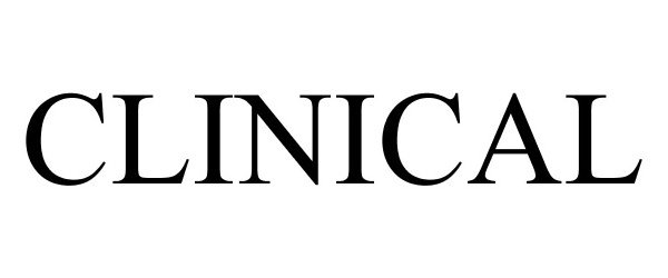 Trademark Logo CLINICAL