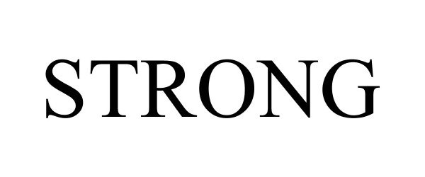 Trademark Logo STRONG