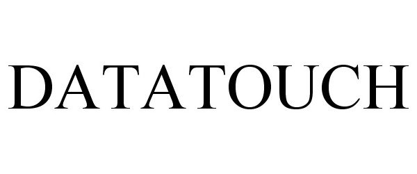Trademark Logo DATATOUCH