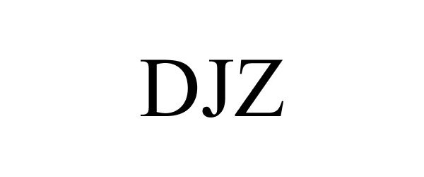 Trademark Logo DJZ