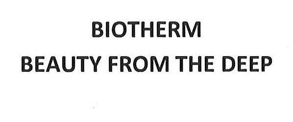 Trademark Logo BIOTHERM BEAUTY FROM THE DEEP