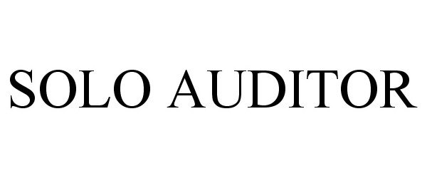  SOLO AUDITOR