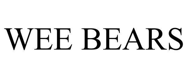 Trademark Logo WEE BEARS