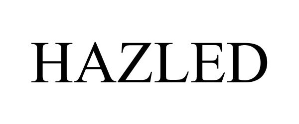Trademark Logo HAZLED