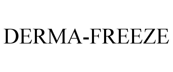 Trademark Logo DERMA-FREEZE