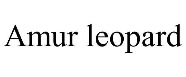 Trademark Logo AMUR LEOPARD