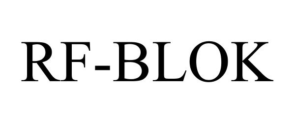 Trademark Logo RF-BLOK