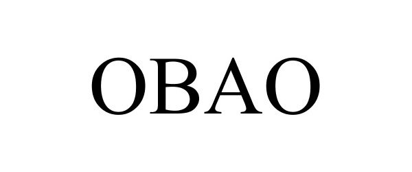 Trademark Logo OBAO