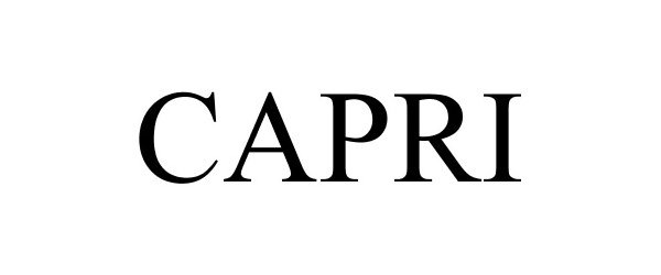 Trademark Logo CAPRI