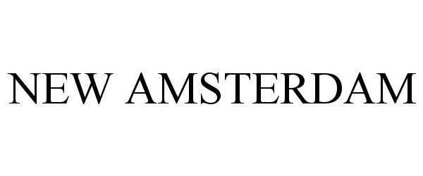 Trademark Logo NEW AMSTERDAM