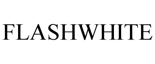 Trademark Logo FLASHWHITE