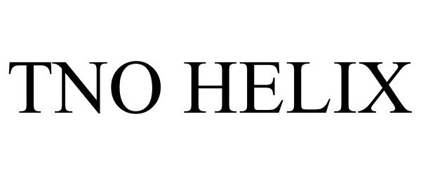 Trademark Logo TNO HELIX