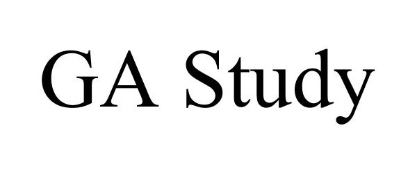 Trademark Logo GA STUDY