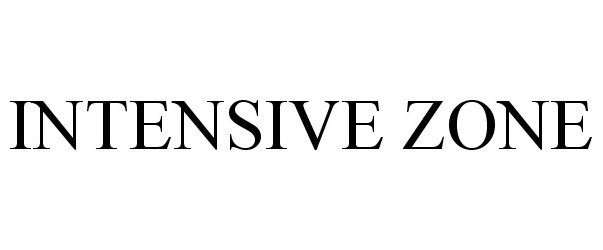 Trademark Logo INTENSIVE ZONE
